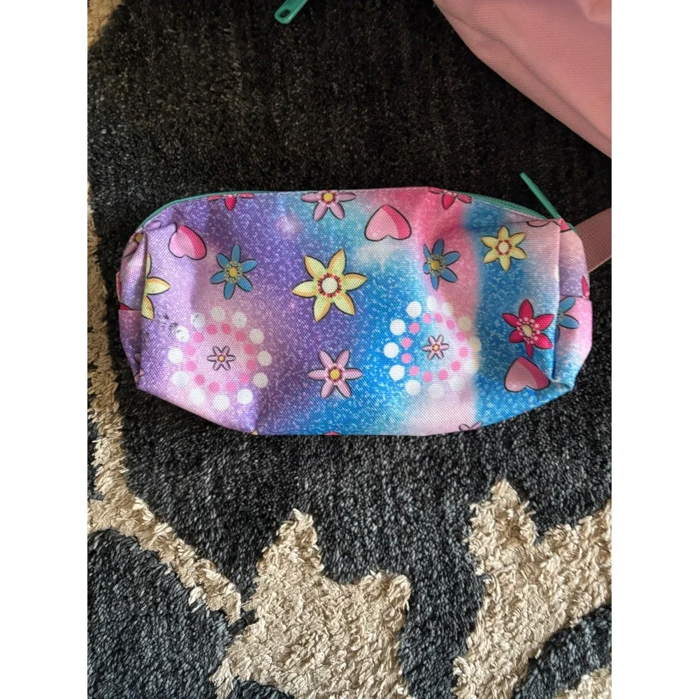 Kitty in pink backpack set with 3D ears